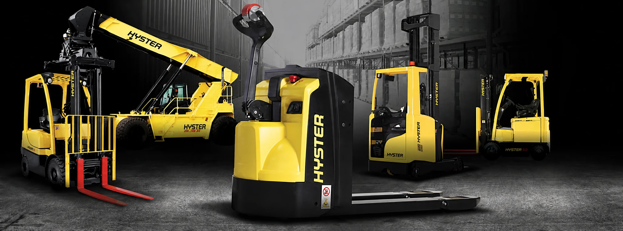 Mega Lifts forklift equipment prepared outdoors